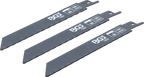 Conjunto de lâminas de serra sabre | para metal | para BGS 7367 | 3 peças