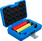 Conjunto de encaixes de impacto com proteção | extra profundo | Entrada de quadrado interno de 12,5 mm (1/2") | 17 / 19 / 21 mm | 3 peças