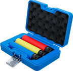 Conjunto de encaixes de impacto com proteção | extra profundo | Entrada de quadrado interno de 12,5 mm (1/2") | 17 / 19 / 21 mm | 3 peças