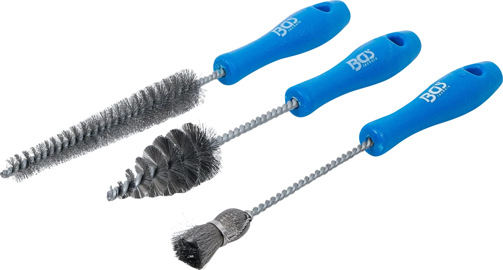 Conjunto de escovas de limpeza para injetores de diesel | 3 peças