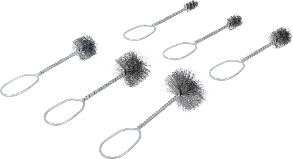 Conjunto de escova para limpeza de furos | 6 peças
