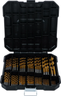 Conjunto de brocas helicoidais de HSS | 1,5 - 10 mm | 92 peças