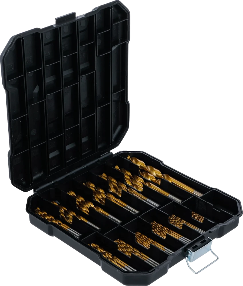 Conjunto de brocas helicoidais de HSS | 1,5 - 10 mm | 92 peças