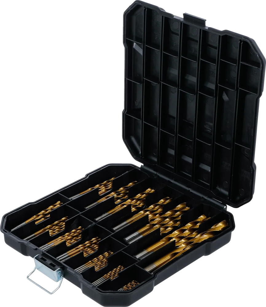 Conjunto de brocas helicoidais de HSS | 1,5 - 10 mm | 92 peças