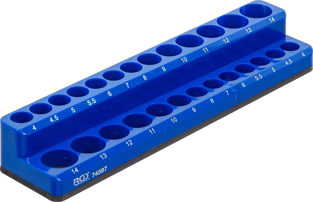 Suporte de plástico para encaixe para chave de caixa | magnético | 6,3 mm (1/4")