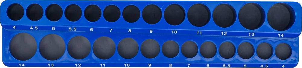 Suporte de plástico para encaixe para chave de caixa | magnético | 6,3 mm (1/4")