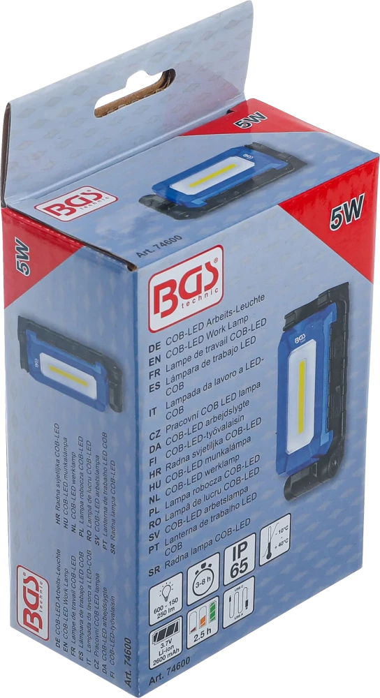 Lanterna de trabalho LED COB | articulada