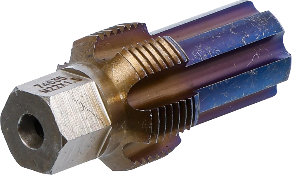 Macho de roscar com perno-guia | para sensores | M22 x 1,5
