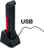 Lanterna articulada a bateria | LED COB | 6,5 W | com estação de carregamento