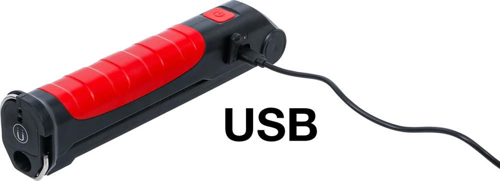 Lanterna articulada a bateria | LED COB | 6,5 W | com estação de carregamento