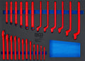 Inserção para carrinho de ferramentas 3/3: Conjunto de ferramentas de afinação do motor | para Ford, VW, Seat, Mazda, Volvo