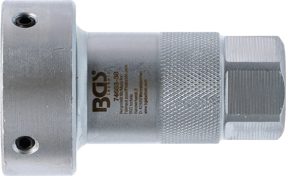 Suporte de caçonete | Entrada de quadrado interno de 12,5 mm (1/2") | 38 mm