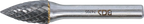 Fresa HSS | forma de cone | 60 mm
