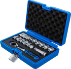 Conjunto de Chaves de Caixa de Passagem Gear Lock | 10-24 mm | 17 Peças