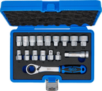 Conjunto de Chaves de Caixa de Passagem Gear Lock | 10-24 mm | 17 Peças
