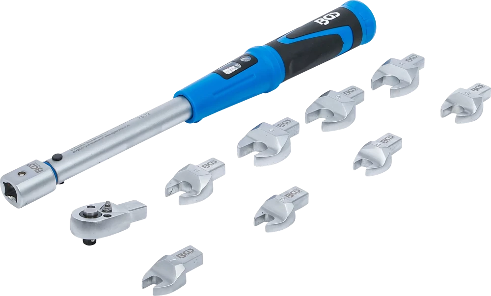 Conjunto de chaves dinamométricas | para ferramentas de encaixe de 9 x 12 mm | 10 - 50 Nm | 10 peças