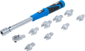 Conjunto de chaves dinamométricas | para ferramentas de encaixe de 9 x 12 mm | 10 - 50 Nm | 10 peças