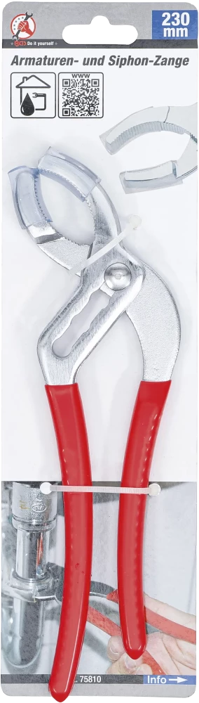 Alicate de guarnições e sifões/Alicate para conectores | 230 mm
