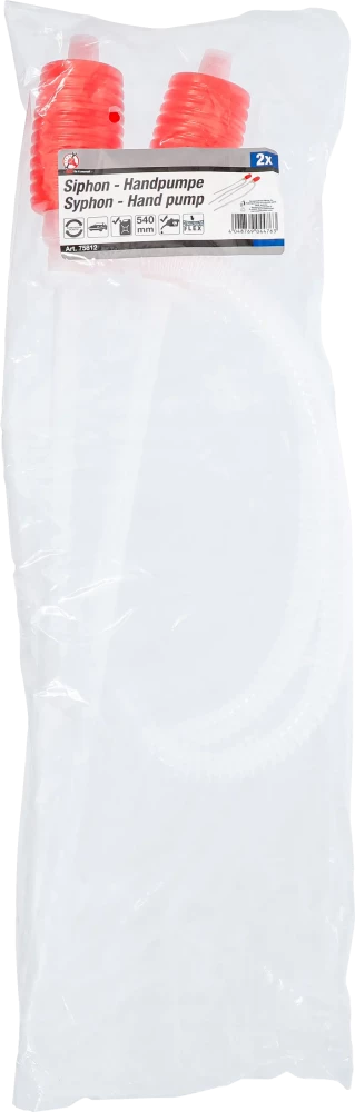 Bomba manual para sifão | 540 mm | 2 peças