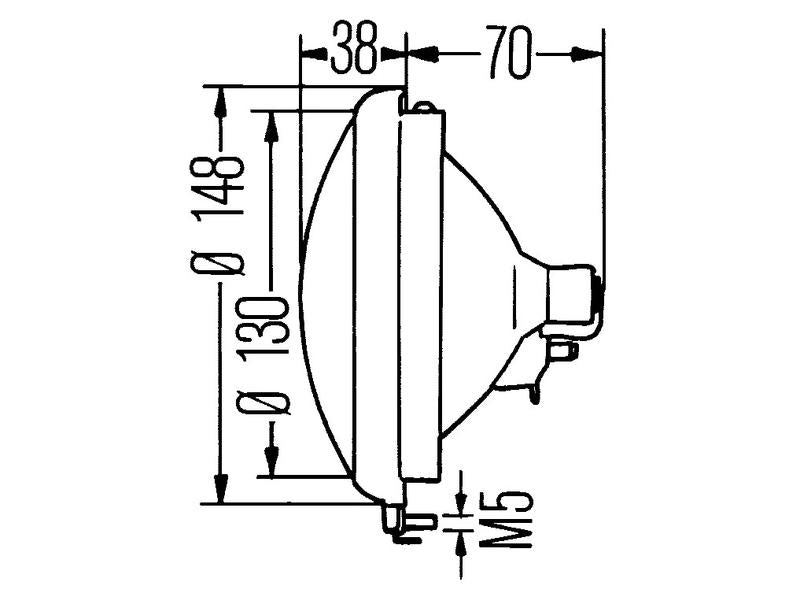 Farol, Esq./Dt. Lado de condução Direita (S.75957)