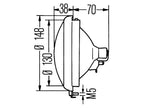 Farol, Esq./Dt. Lado de condução Direita (S.75957)