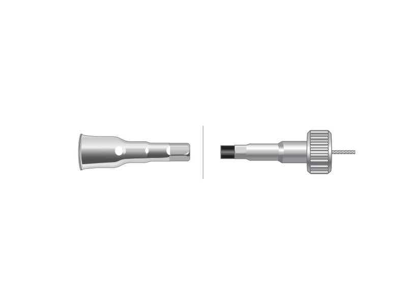 Bicha Conta horas - Comp: 1140mm, Comprimento externo do cabo: 1130mm. (S.75964)