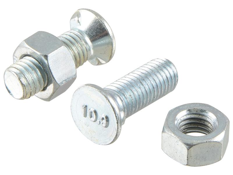 Parafuso c/porca - M12 x 35mm, Resistência à tração 10.9 (S.76082)