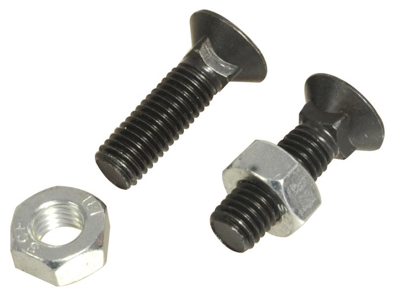Parafuso c/porca - M10 x 35mm, Resistência à tração 8.8 (S.76115)