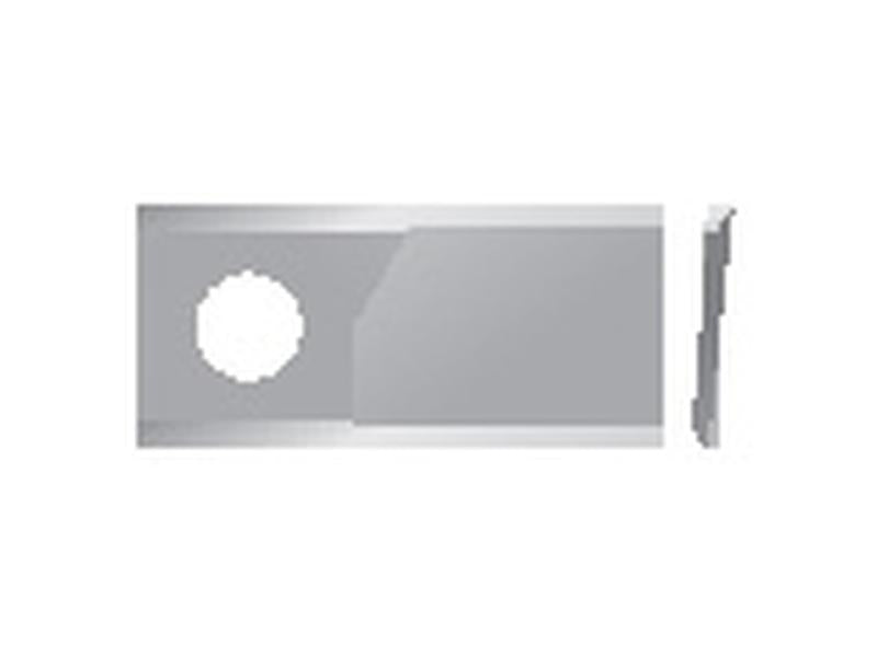 Faca - Twisted blade, top edge sharp - 93x40x3mm - Orifício Ø16.25mm - Dt. - para Kuhn, John Deere, New Holland, Bamford, Kverneland, PZ, Kidd Aplicavel em: 561.513.00 (S.77054)