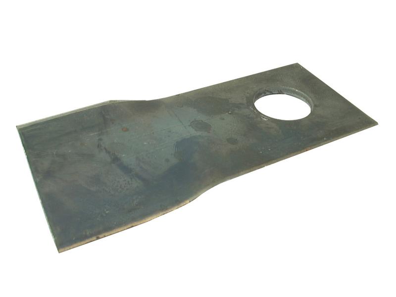 Faca - Twisted blade, bottom edge sharp & parallel - 105x48x3mm - Orifício Ø19mm - Esq. - para Claas, PZ Aplicavel em: 9041788 (S.77056)