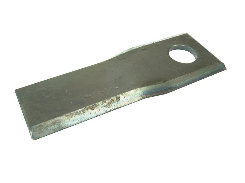 Faca - Twisted blade, top edge sharp - 122x45x4mm - Orifício Ø18.25mm - Dt. - para Kuhn, Claas, New Holland, John Deere Aplicavel em: 564.513.00 (S.77063)