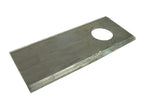 Faca - Faca plana - 108 x 48x3mm - Orifício Ø21mm - Esq./Dt. - para Galfre, Marangon, Morra, New Holland Aplicavel em: 108D STRAIGHT (S.77079)