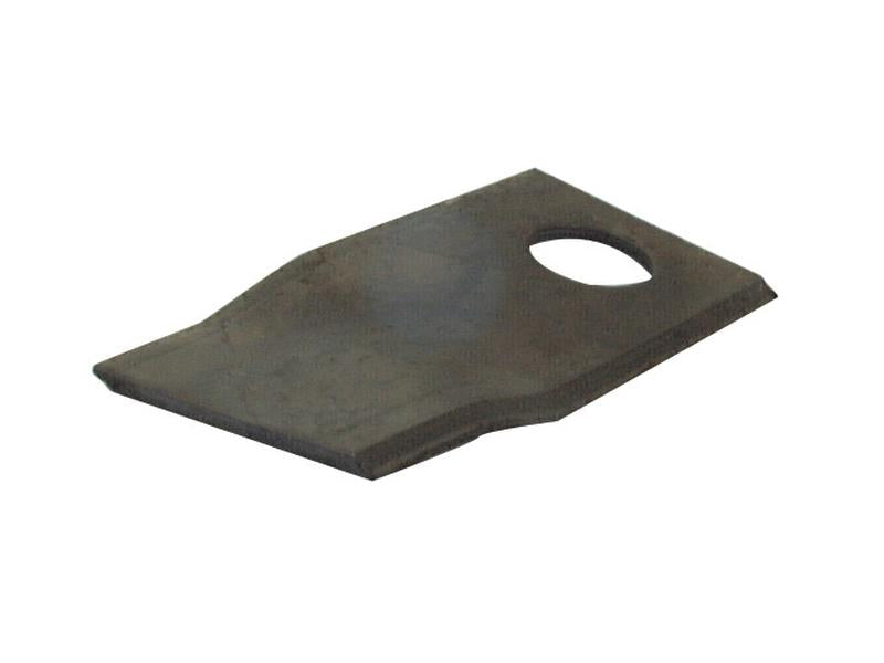 Faca - Twisted blade, bottom edge sharp & parallel - 94x48x3mm - Orifício Ø19mm - Dt. - para PZ, Krone, Vicon, Kuhn Aplicavel em: TF70 (S.77113)