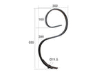Mola Vibrocultor 32x10x550mm Aplicavel em: 01000636 (S.77126)