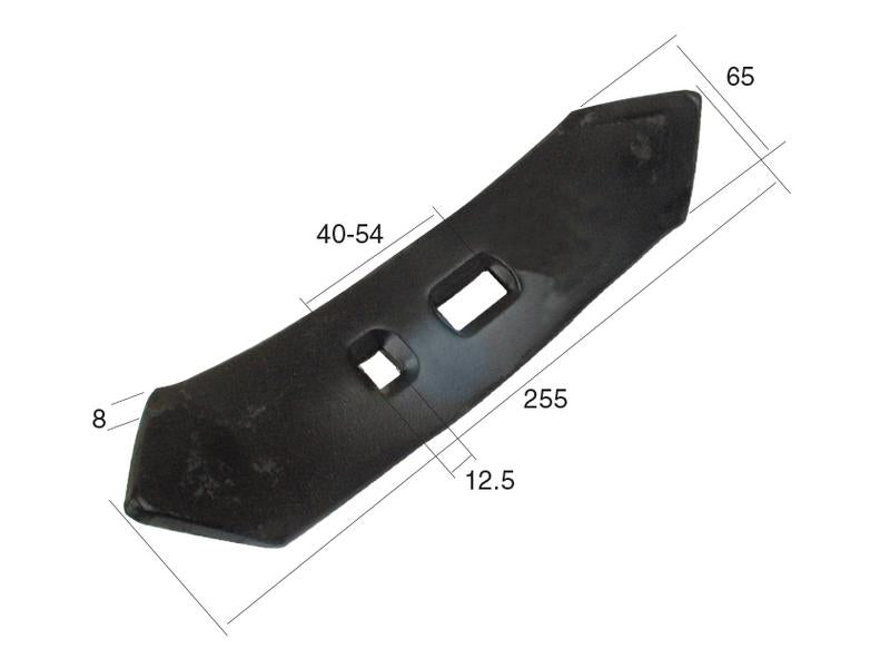 Bico 255x65x8mm Centros de orifícios em 40/55mm Aplicavel em: 646740M1 (S.77172)