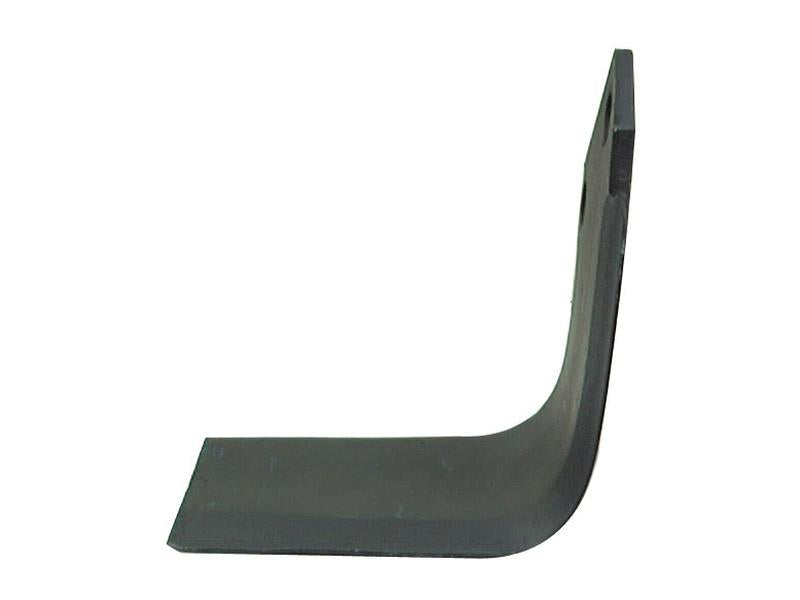 Faca Esq. 80x7mm Altura: 180mm. Centros de orifícios em: 57mm. Orifício Ø: 14.5mm. para Celli Aplicavel em: 422513 (S.77352)