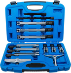 Conjunto de extratores internos/externos, 2 e 3 braços | 13 peças