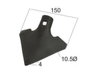 Bico asa andorinha 150x4mm (S.77768)