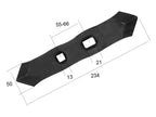 Bico 235x40x16mm Centros de orifícios em 55-66mm Aplicavel em: 3017 (S.77776)