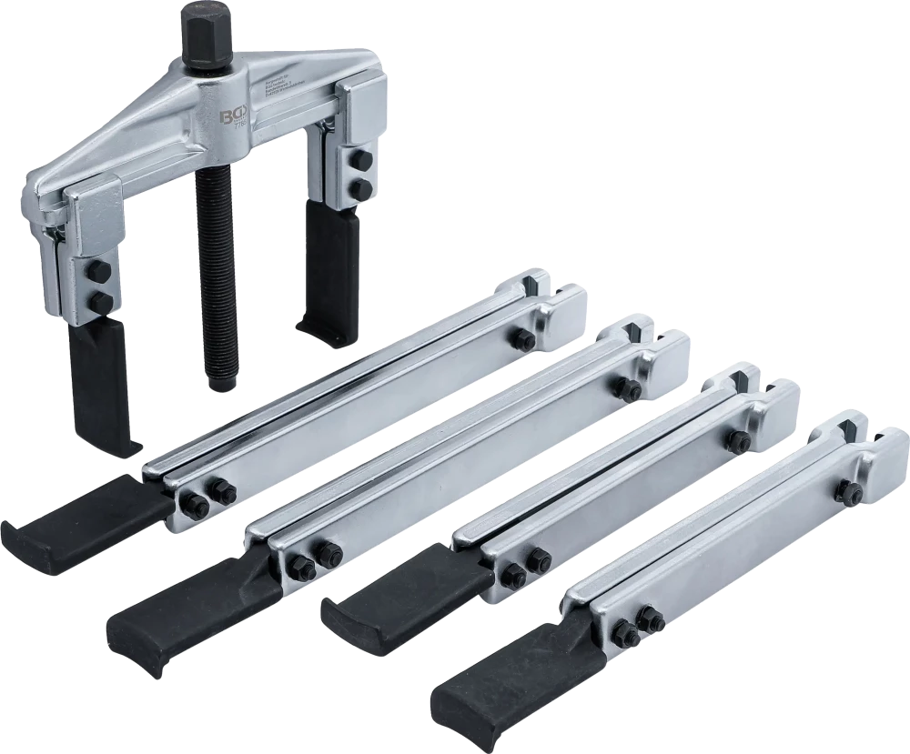 Conjunto de extratores universais, 2 braços | 35 - 130 mm | 7 peças