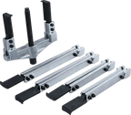 Conjunto de extratores universais, 2 braços | 35 - 130 mm | 7 peças