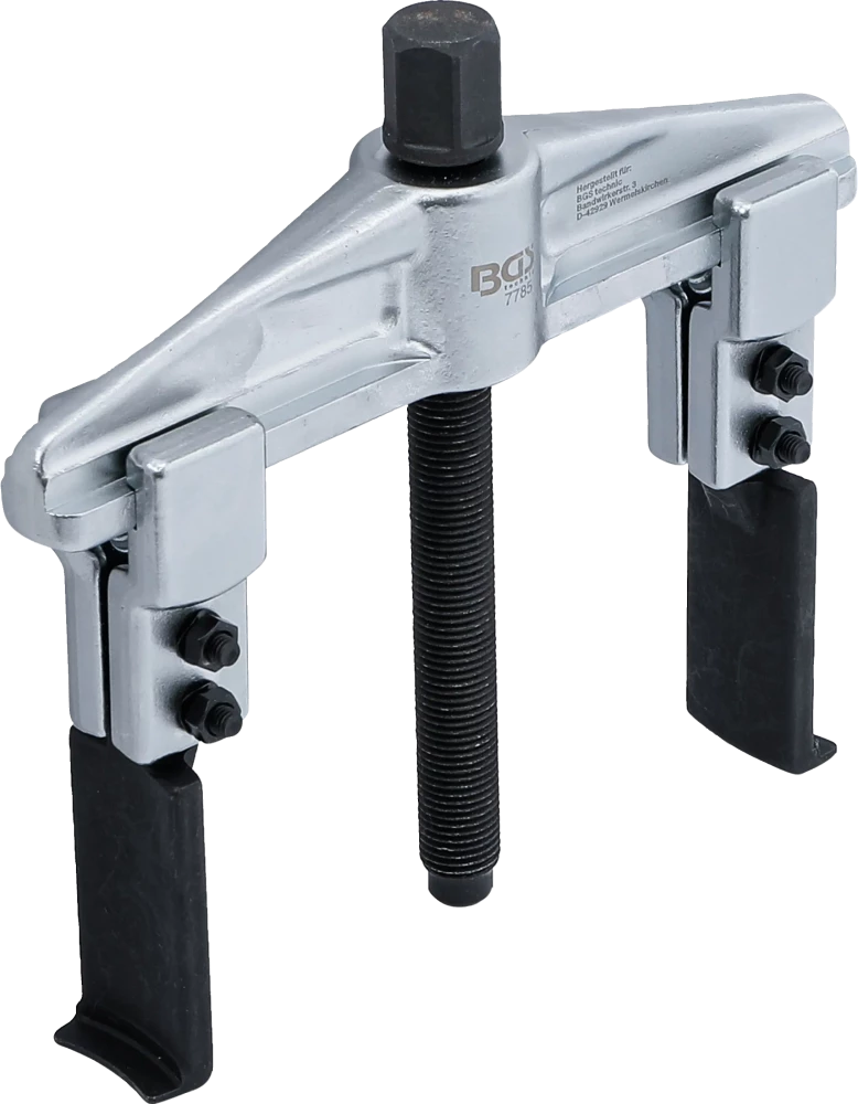 Conjunto de extratores universais, 2 braços | 35 - 130 mm | 7 peças