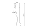 Mola - Esq. - Comp:420mm, Larg Ø11mm - para Vicon Aplicavel em: 90036190 (S.77906)