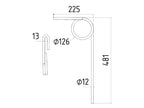 Mola - Ø12mm, Comp: 480mm Aplicavel em: 400975 (S.78094)