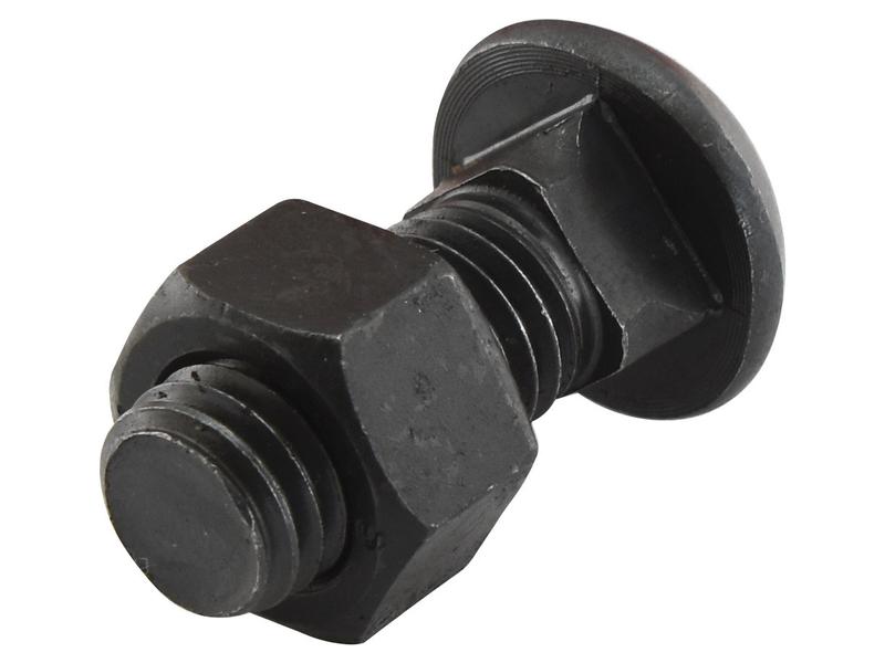 Parafuso e porca quadrada hexagonal de cabeça cónica -M12x30mm (25 un. Caixa) Aplicavel em: 3011805 (S.78141)