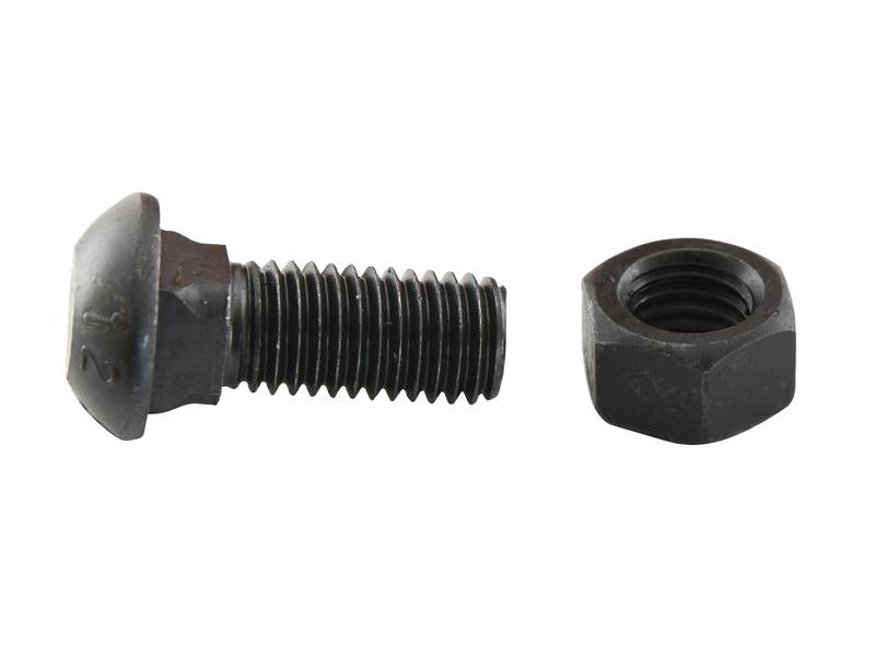 Parafuso e porca quadrada hexagonal de cabeça cónica -M12x30mm (25 un. Caixa) Aplicavel em: 3011805 (S.78141)