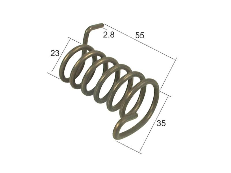 Mola de retorno para PZ Aplicavel em: PZ171 (S.78166)