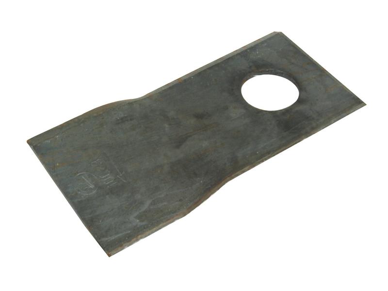 Faca - Twisted blade, bottom edge sharp & parallel - 100x48x3mm - Orifício Ø19mm - Esq. - para Claas, Pottinger Aplicavel em: 9041787 (S.78168)
