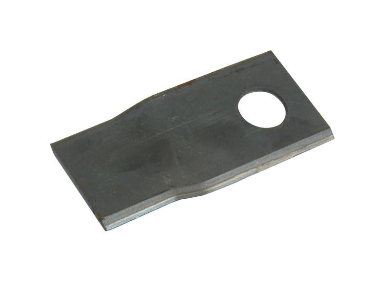 Faca - Twisted blade, bottom edge sharp & parallel - 100x48x3mm - Orifício Ø19mm - Dt. - para Claas, Pottinger Aplicavel em: 9041777 (S.78169)