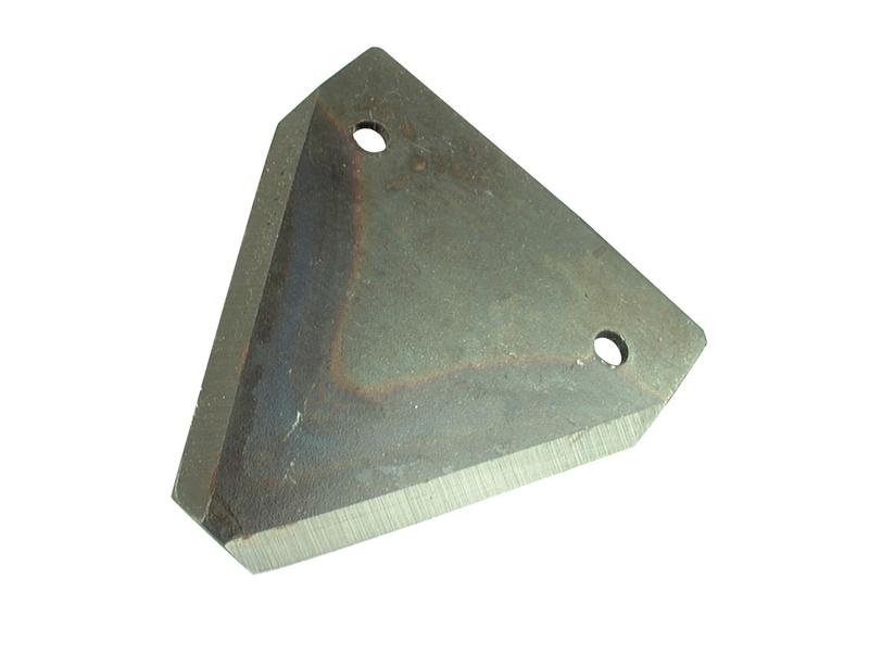 Faca - 80x76x2mm - Orifício Ø5.5mm - Centros de orifícios em 51mm - paraMassey Ferguson Aplicavel em: 817020M1 (S.78330)